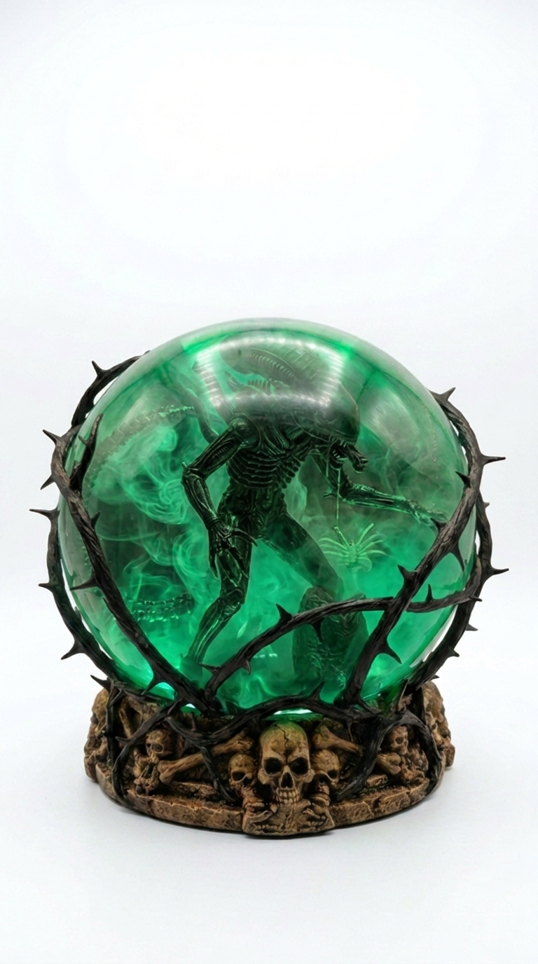 Xenomorph Horror Sphere Lamp
