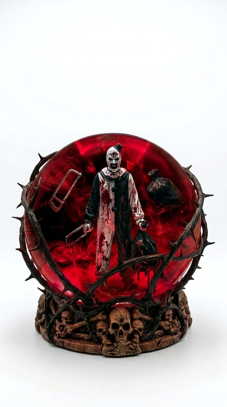 Art the Clown Horror Sphere Lamp
