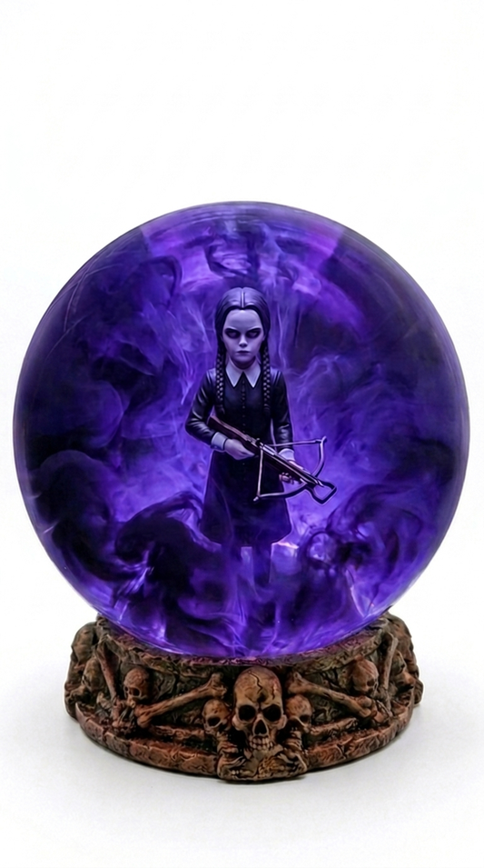 Wednesday Addams Decorative Sphere Lamp